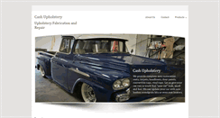 Desktop Screenshot of cashupholstery.com